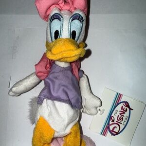Disney Daisy Duck Plush Bird Toy Pink and Purple